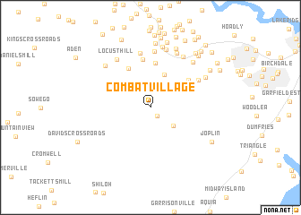 map of Combat Village