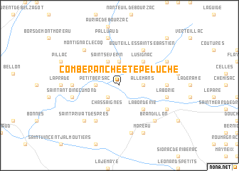 map of Combéranche-et-Épeluche