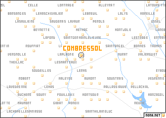 map of Combressol