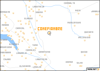 map of Comefiambre