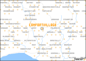 map of Comfort Village