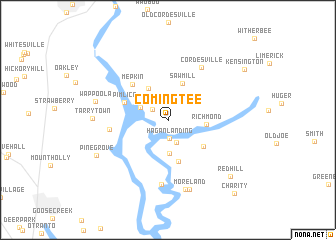 map of Comingtee