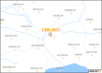 map of Çömlekçi
