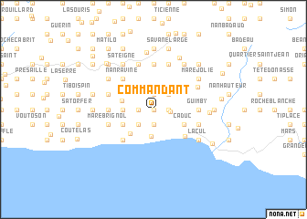 map of Commandant