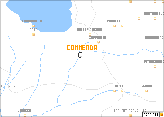 map of Commenda