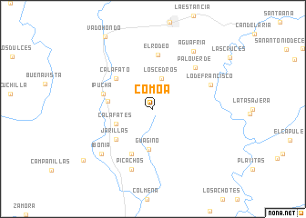map of Comoa