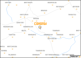 map of Comondi