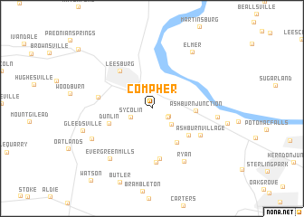 map of Compher