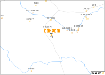 map of Componi