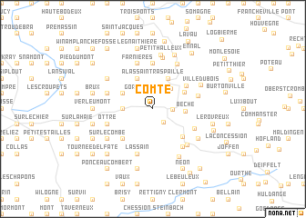 map of Comté