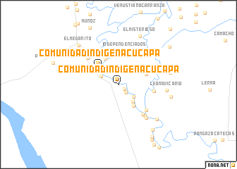 map of Comunidad Indigena Cucapá