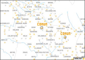 map of Comun