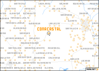 map of Conacastal