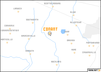 map of Conant