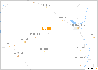 map of Conant