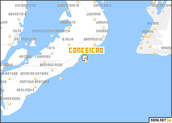 map of Conceição