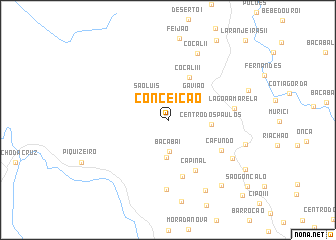 map of Conceição