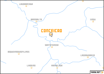 map of Conceição