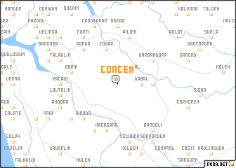 map of Concem
