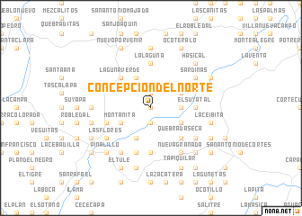 map of Concepción del Norte