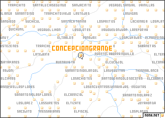 map of Concepción Grande