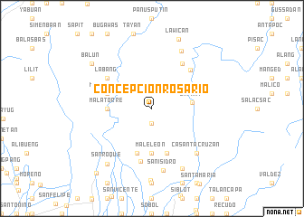 map of Concepcion-Rosario