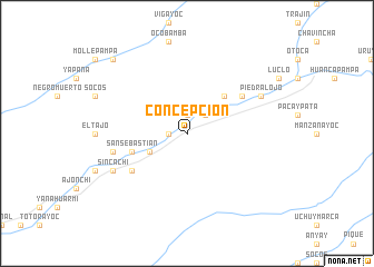 map of Concepción