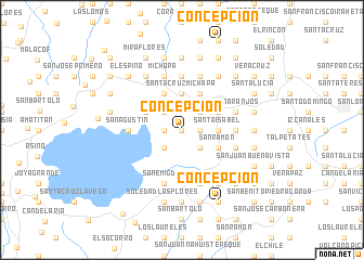 map of Concepción