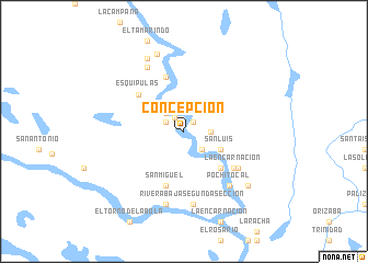 map of Concepción