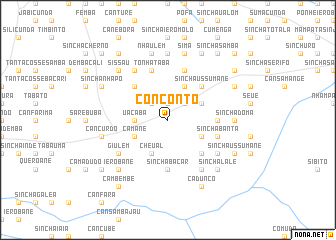 map of Concontò