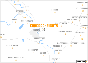 map of Concord Heights