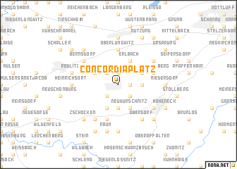 map of Concordiaplatz