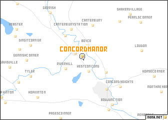 map of Concord Manor