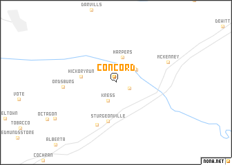 map of Concord