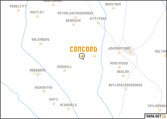 map of Concord