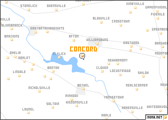 map of Concord