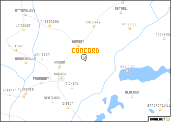 map of Concord