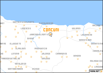 map of Concuní