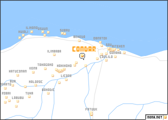 map of Condar