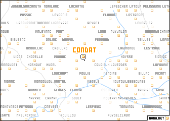 map of Condat