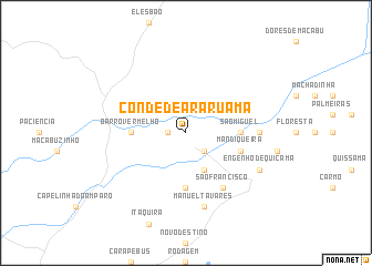 map of Conde de Araruama