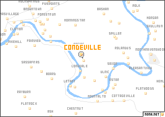 map of Condeville