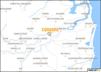 map of Condong