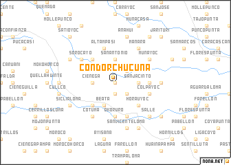 map of Condor Chucuña