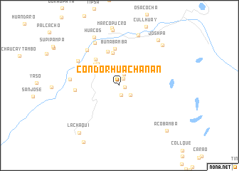 map of Condorhuachanan