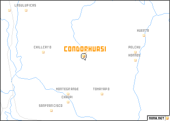 map of Condor Huasi