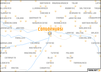 map of Condorhuasi