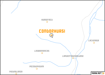 map of Cóndorhuasi