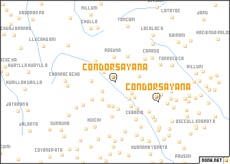 map of Condorsayana