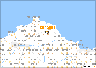 map of Condres